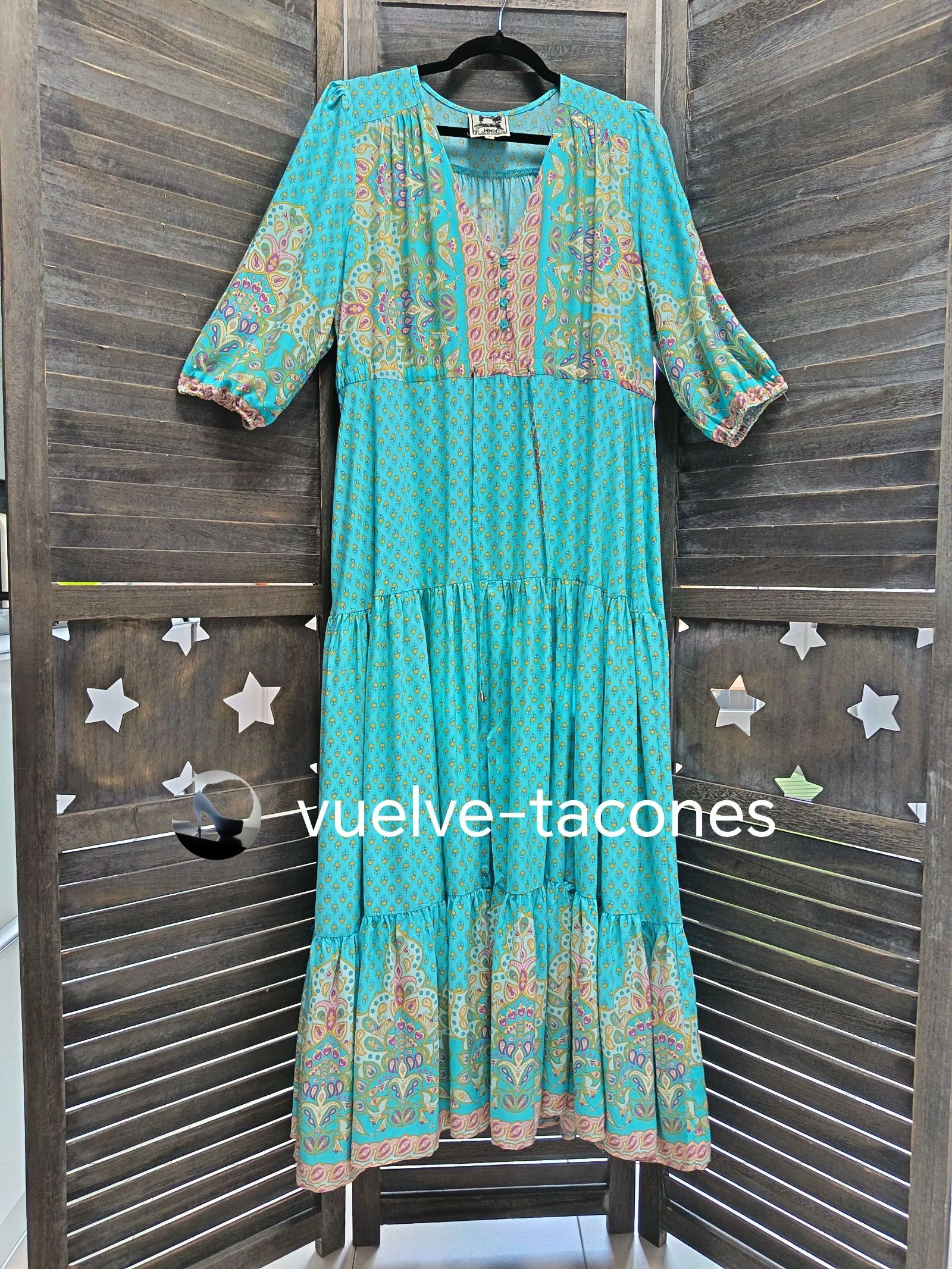 Vestido color turquesa ♡  JAASE *  talla M – photo 4